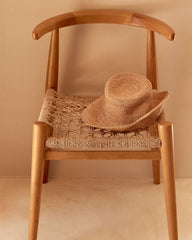 BLACK|DEEP VETIVER|NATURAL RAFFIA BUCKET HAT | Talbots US