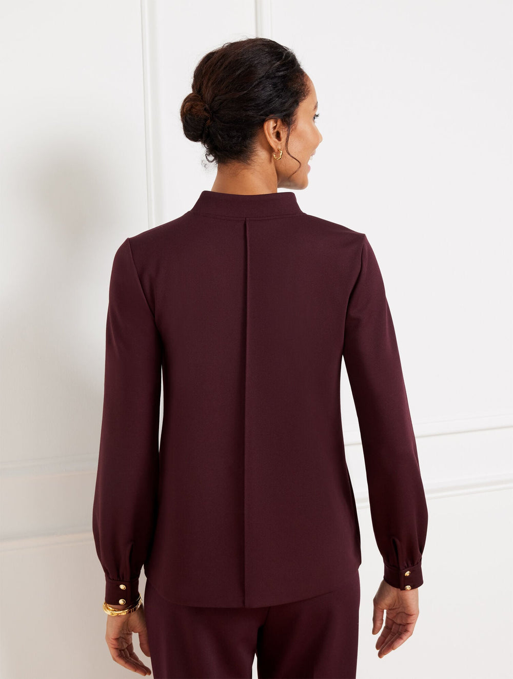 BLACK|COFFEE BEAN|INDIGO PASSPORT PONTE ZIP MOCKNECK PULLOVER | Talbots online