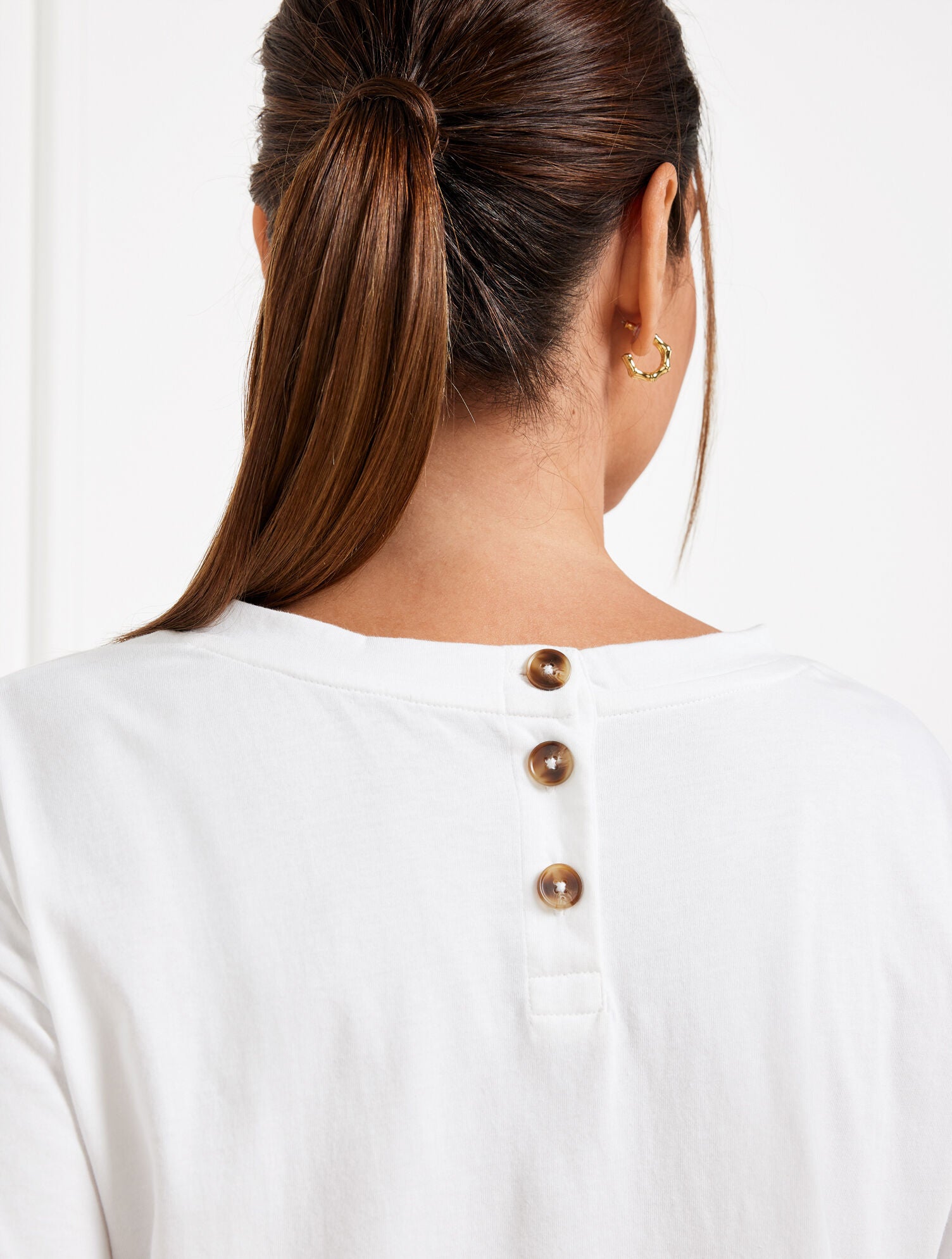 PLUMROSE BOXY CREWNECK TEE | Talbots near me