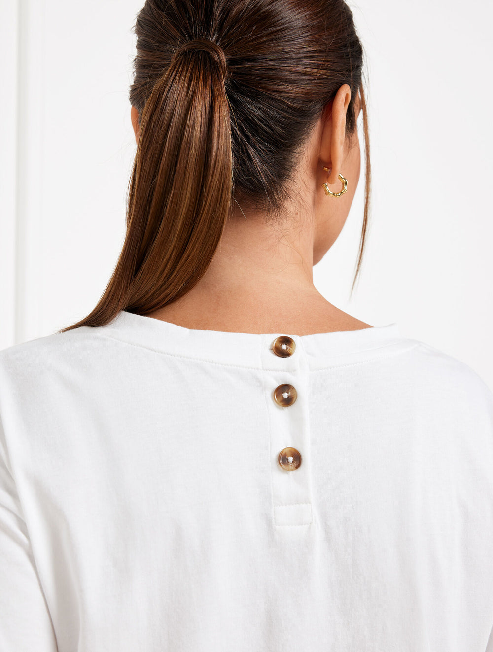 PLUMROSE BOXY CREWNECK TEE | Talbots near me