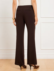 DARK TEAL TALBOTS PROVIDENCE FLARE LEG PANTS | Talbots outlet