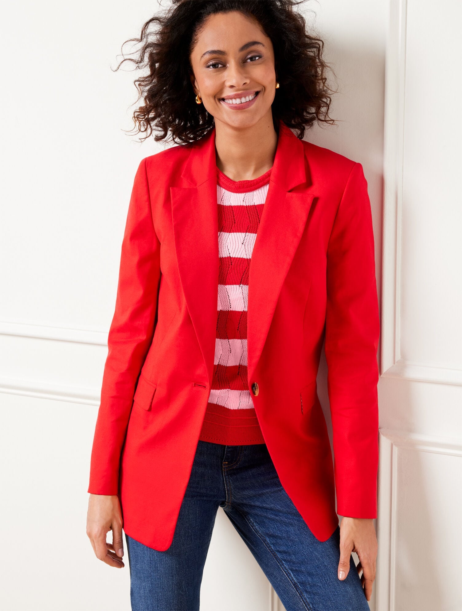 RED PEPPER RELAXED 90S BLAZER | Talbots US