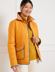 GOLDEN MAIZE QUILTED BARN JACKET | Talbots for sale