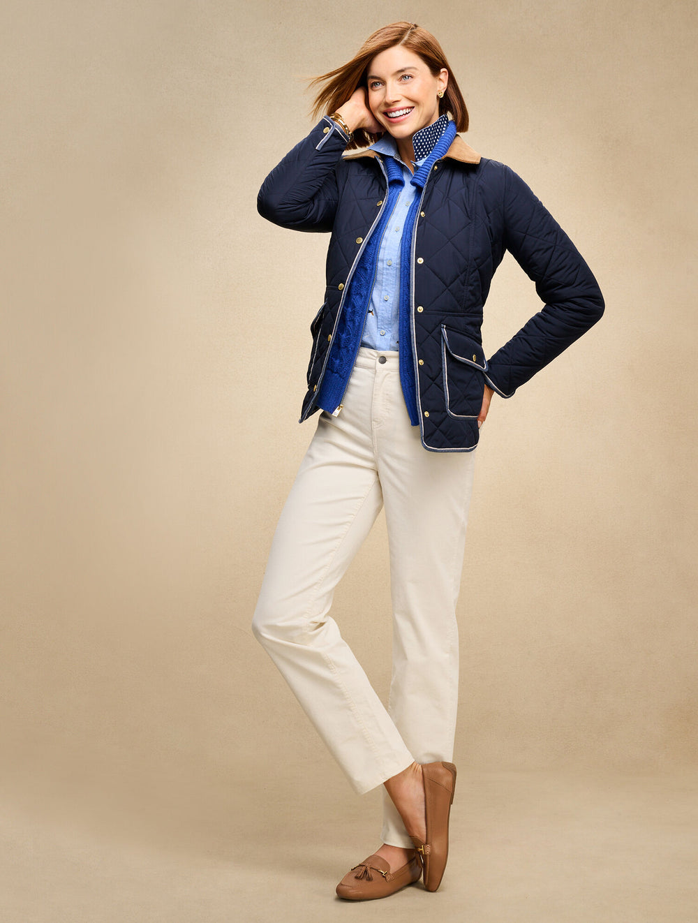 GOLDEN MAIZE QUILTED BARN JACKET | Talbots for sale