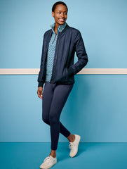 INDIA INK MULTI OUT & ABOUT HALF-ZIP PULLOVER - FASCINATING SCALLOP | Talbots US