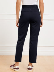 BLACK|INDIGO BLUE OUT & ABOUT STRAIGHT LEG PANTS | Talbots near me