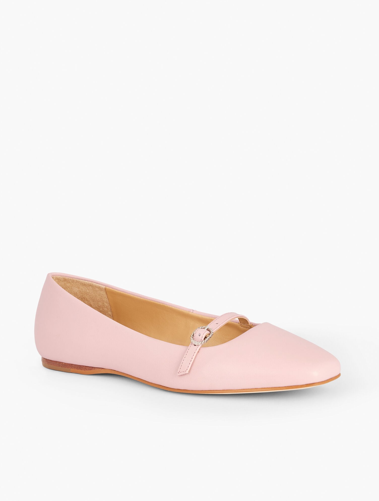 INDIGO BLUE|SPRING LILAC|WARM BLUSH SLOAN MARY JANE NAPPA FLATS | Talbots online