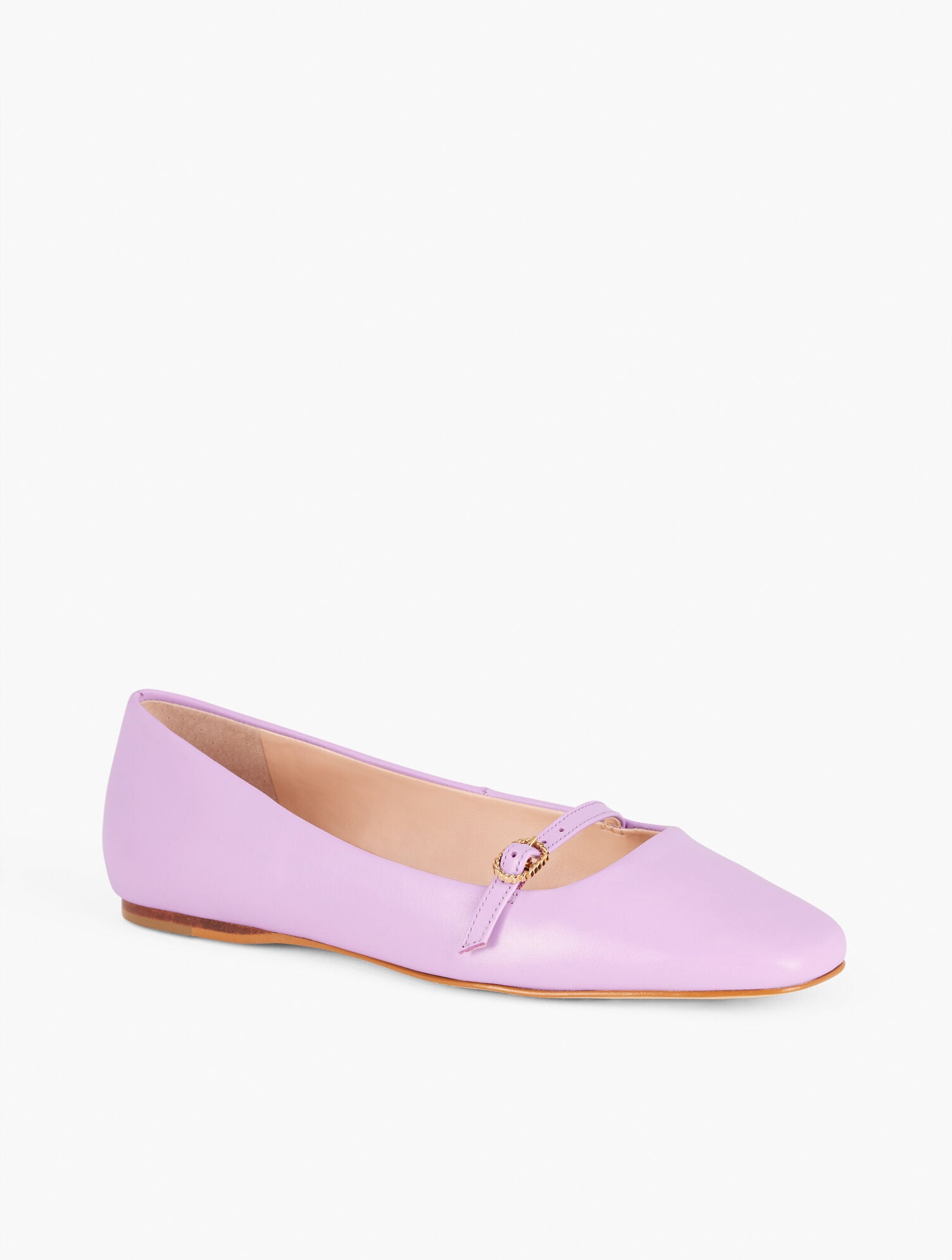 INDIGO BLUE|SPRING LILAC|WARM BLUSH SLOAN MARY JANE NAPPA FLATS | Talbots online