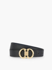 BLACK/INDIGO REVERSIBLE BELT | Talbots sale