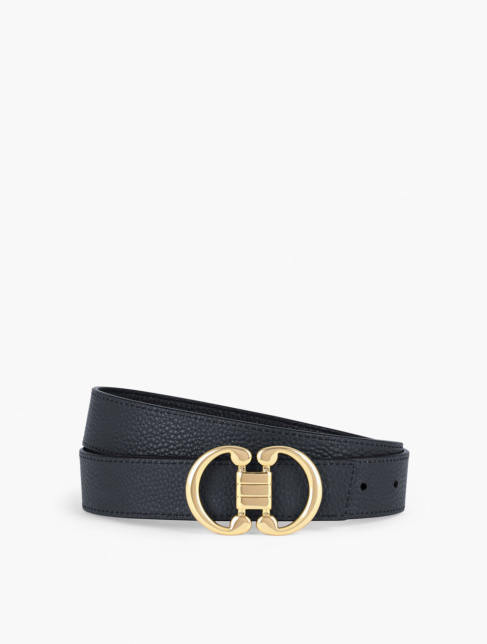 BLACK/INDIGO REVERSIBLE BELT | Talbots sale