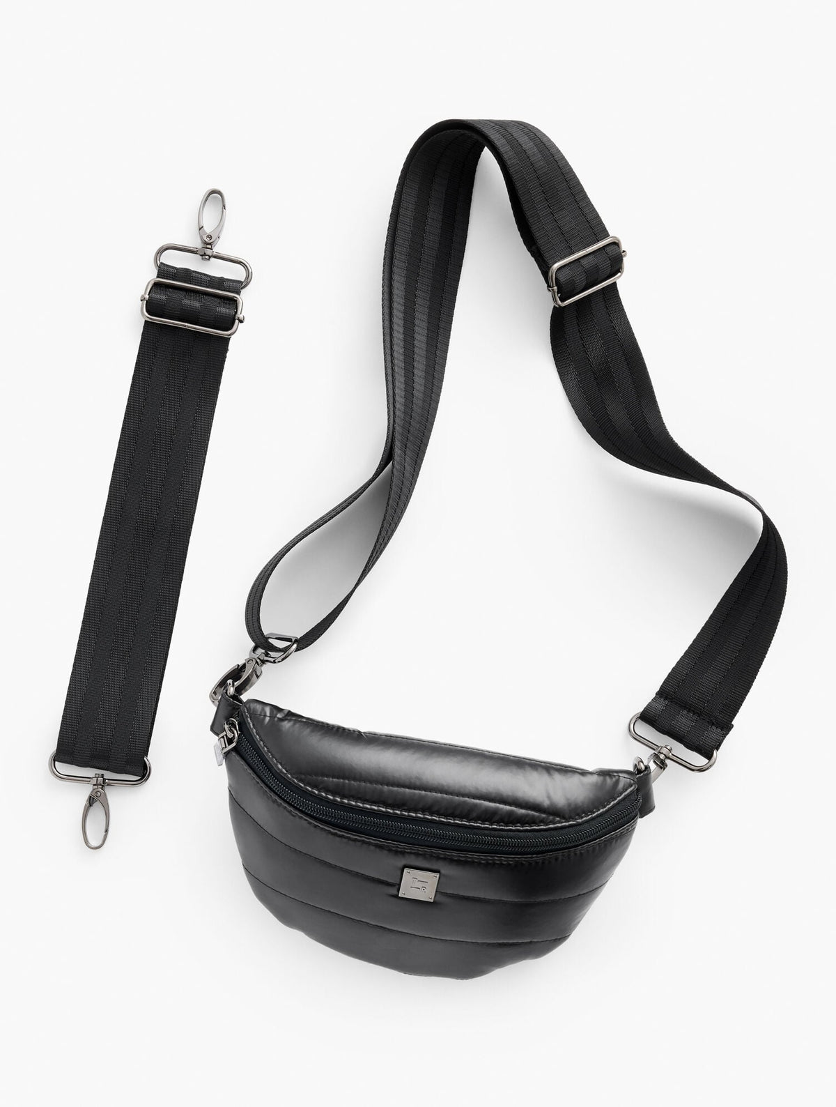 BLACK|PEARL CASHMERE THINK ROYLN SHINY STAR BAG | Talbots for sale