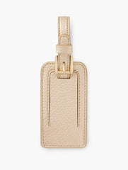GOLD METALLIC LUGGAGE TAG | Talbots for sale