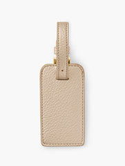 GOLD METALLIC LUGGAGE TAG | Talbots for sale