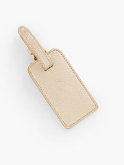 GOLD METALLIC LUGGAGE TAG | Talbots for sale
