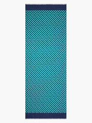INDIGO BLUE MULTI DAZZLING DITSY OBLONG SCARF | Talbots outlet