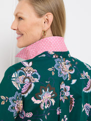 SPRUCED UP MULTI MODERN CLASSIC SHIRT - ORNATE JACOBEAN | Talbots outlet