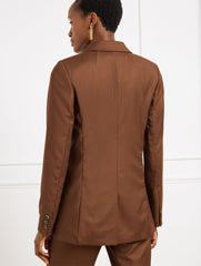 BROWN SUGAR LUXE ITALIAN FLANNEL BLAZER | Talbots outlet
