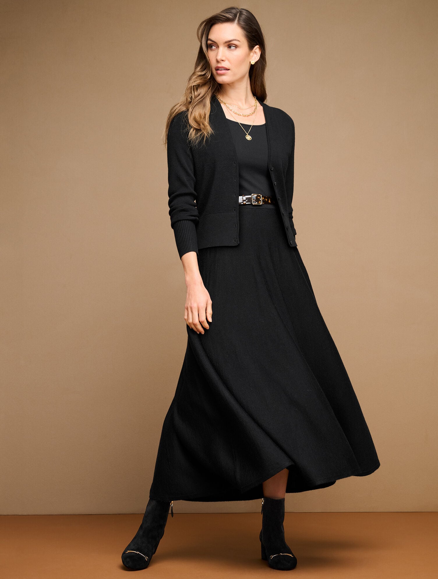 WOOL BLEND V-NECK CARDIGAN | Talbots on sale