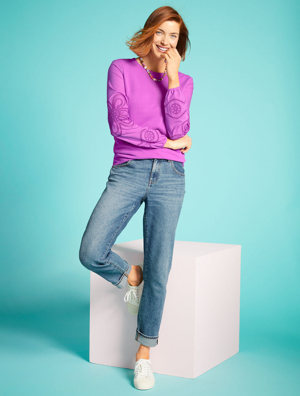 MINDY WASH EVERYDAY RELAXED JEANS - MINDY WASH | Talbots near me