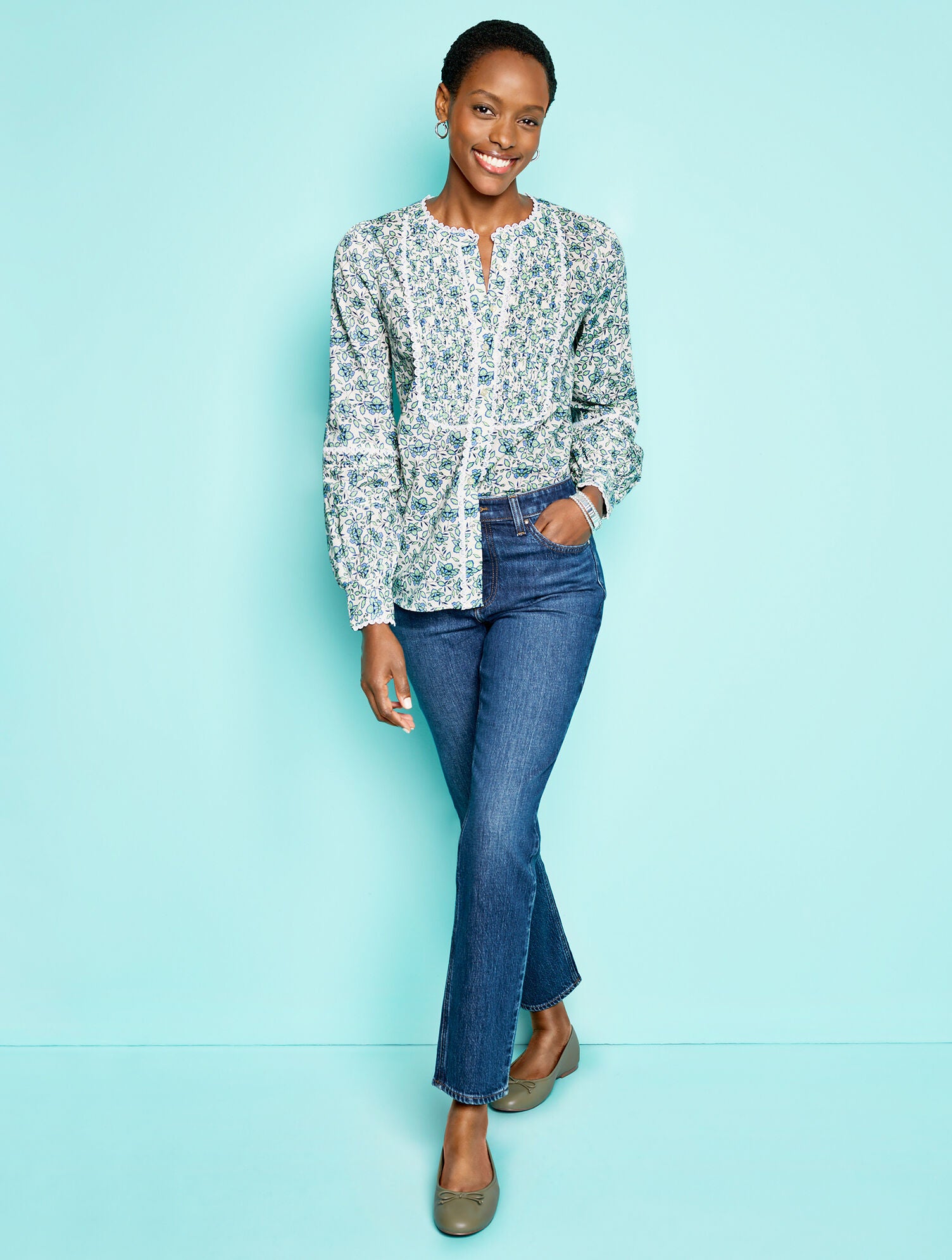 BETTINA WASH SLIM STRAIGHT ANKLE JEANS - BETTINA WASH | Talbots discount
