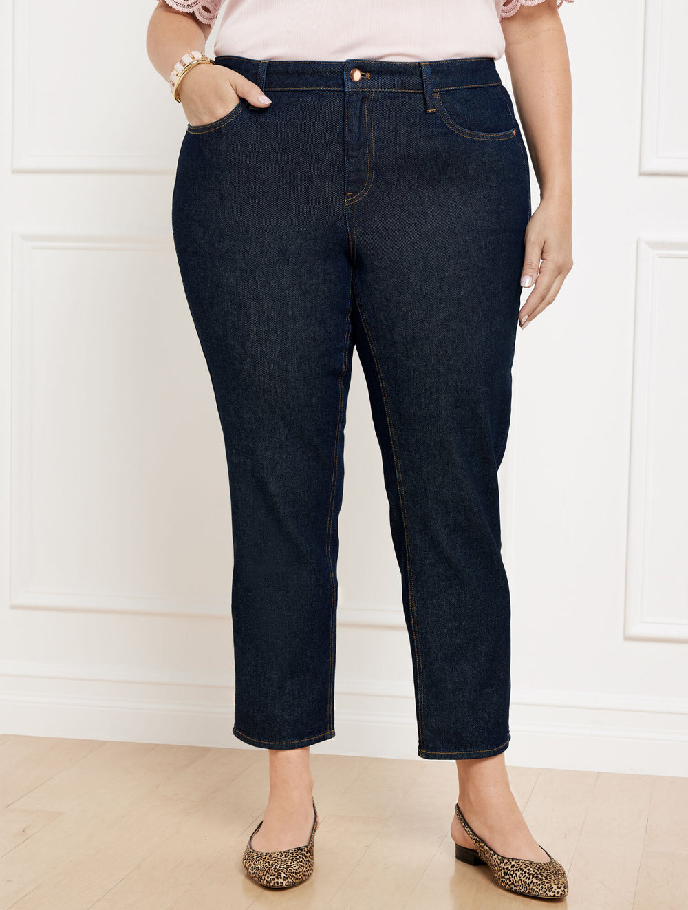 REGINA WASH SLIM STRAIGHT ANKLE JEANS - REGINA WASH | Talbots online