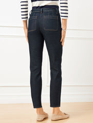 REGINA WASH SLIM STRAIGHT ANKLE JEANS - REGINA WASH | Talbots online