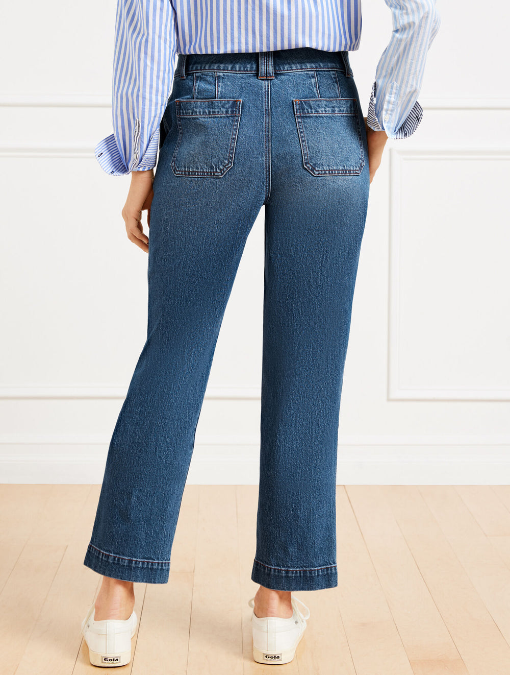 SYDNEY WASH STRAIGHT ANKLE JEANS - SYDNEY WASH | Talbots for sale
