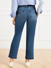 SYDNEY WASH STRAIGHT ANKLE JEANS - SYDNEY WASH | Talbots for sale