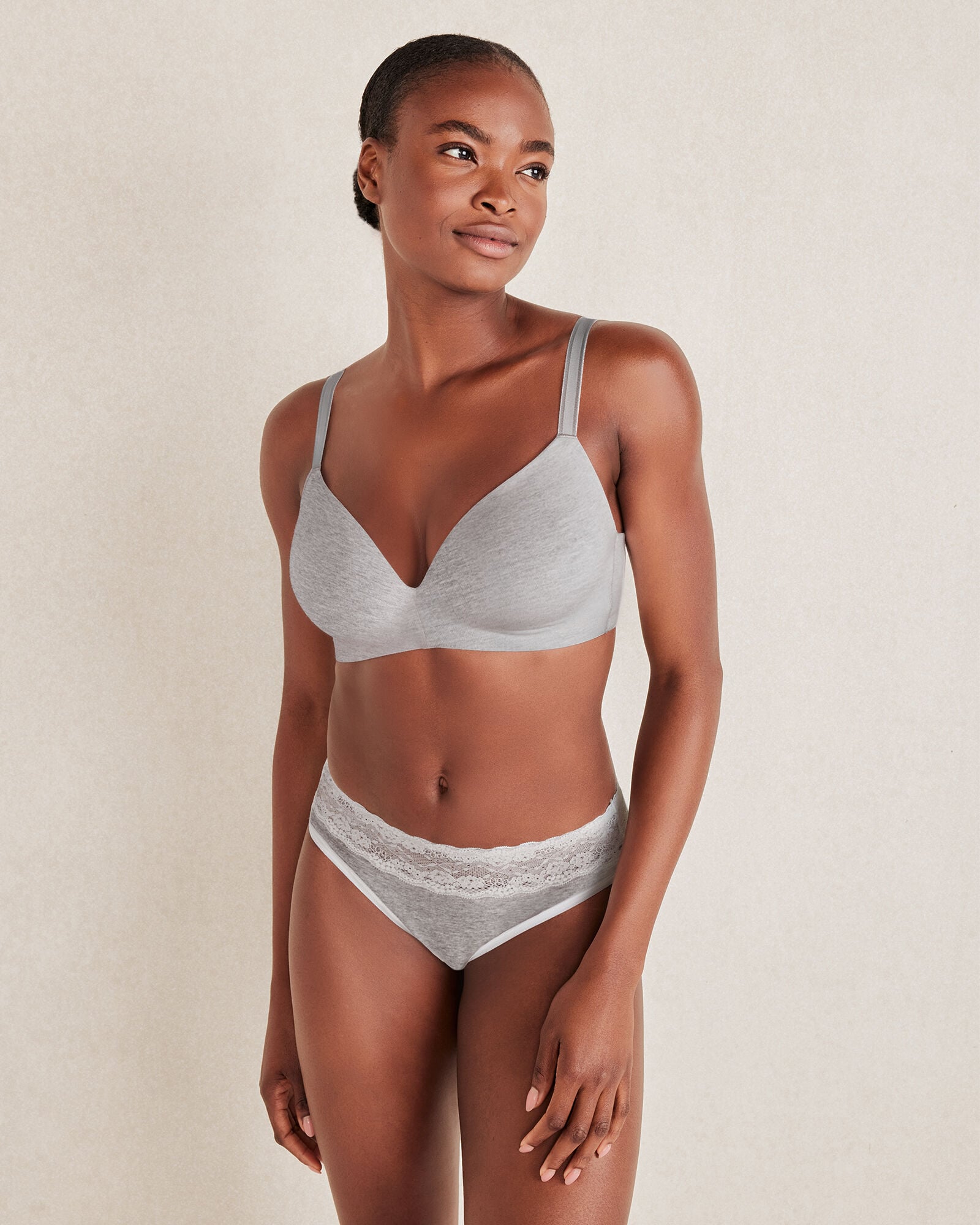 LT HEATHER GREY,34B,Misses