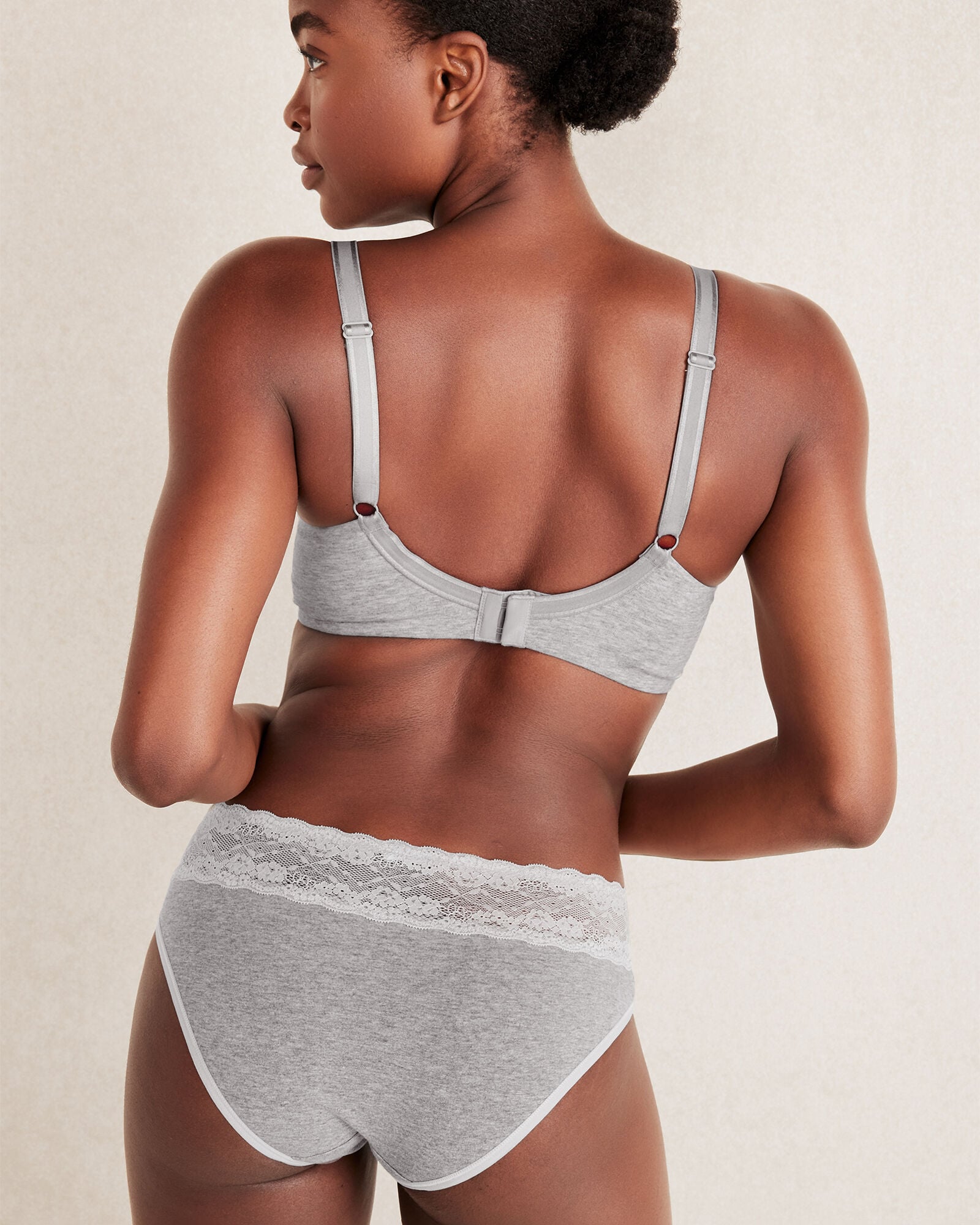 BRIGHT WHITE|LT HEATHER GREY|TAP SHOE|WIND COTTON BLISS UNLINED T-SHIRT BRA | Talbots near me