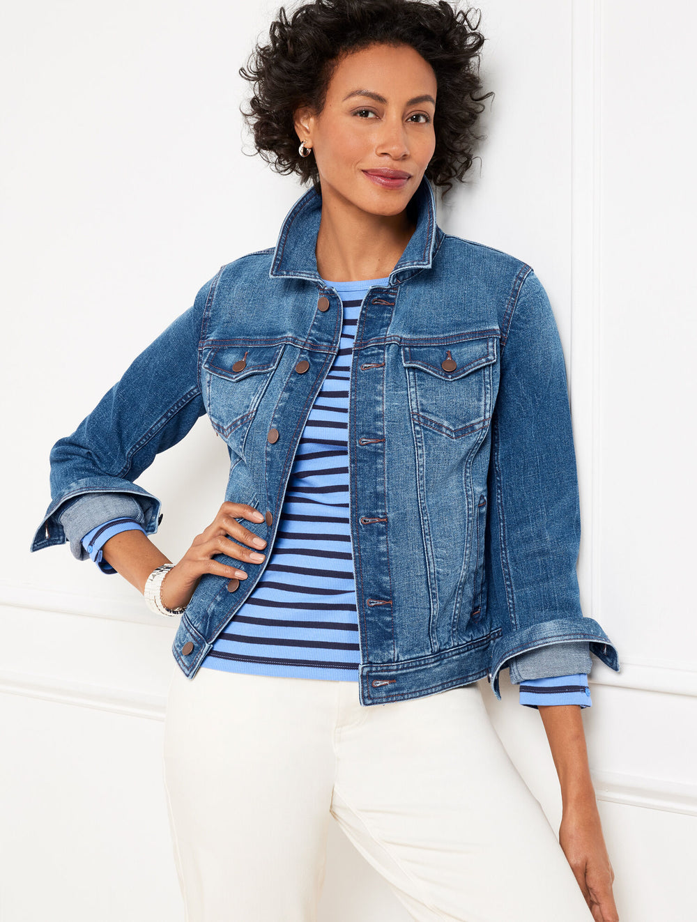 ISLA WASH CLASSIC JEAN JACKET - ISLA WASH | Talbots near me