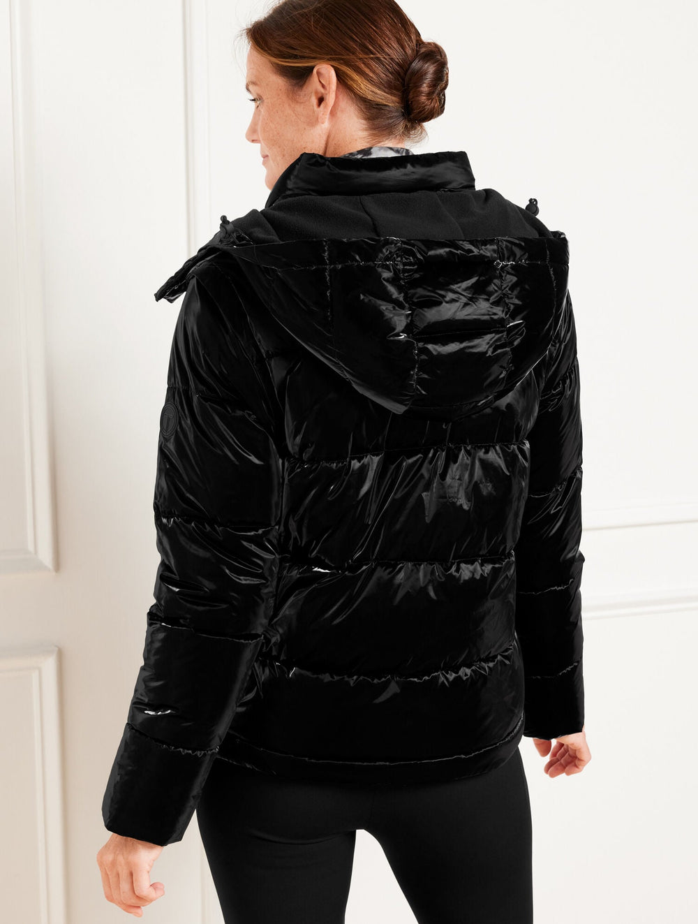 BLACK CONVERTIBLE PUFFER JACKET | Talbots near me