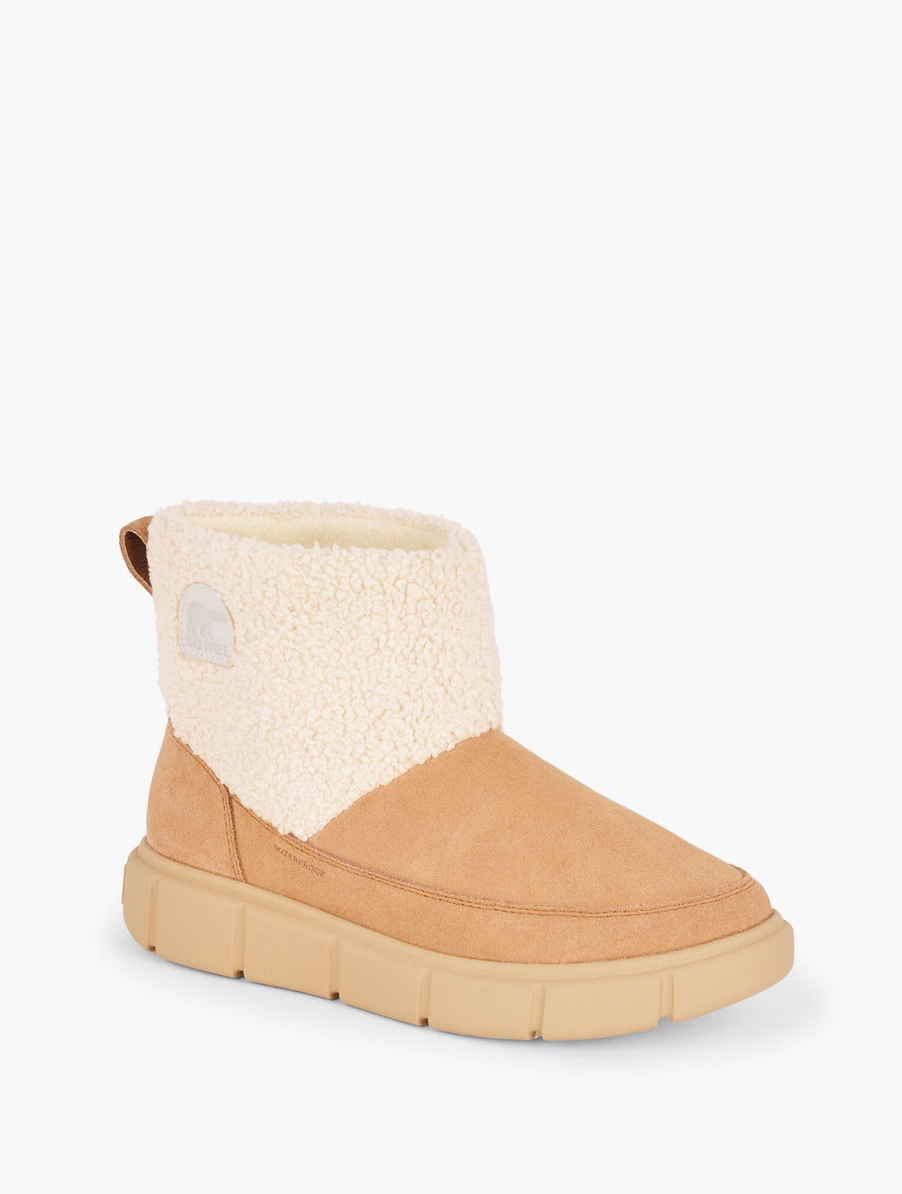 TAWNY BUFF/SEA SALT SOREL EXPLORER™ II WATERPROOF SLIP-ON COZY BOOTS | Talbots US