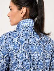 MODERN CLASSIC SHIRT - WOODBLOCK FAN | Talbots sale