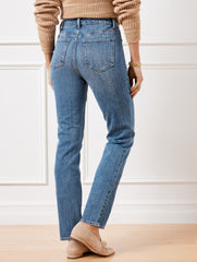 KENMARE WASH STRAIGHT LEG JEANS - KENMARE WASH | Talbots sale