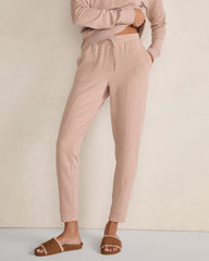 TAUPE HEATHER|COLORADO CLAY HTHR FLEECE PINTUCK JOGGERS | Talbots for sale