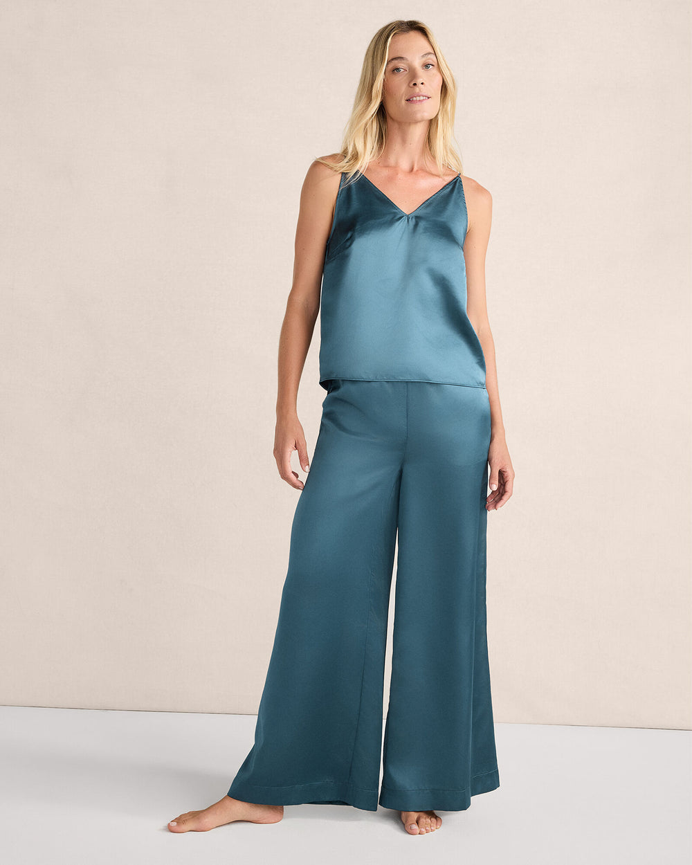 NEPTUNE FLOWY WIDE LEG PANTS | Talbots discount