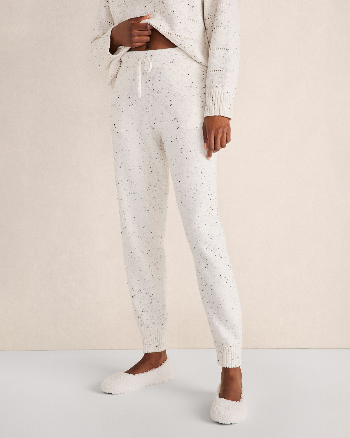 IVORY TWEED TWEED JOGGERS | Talbots outlet