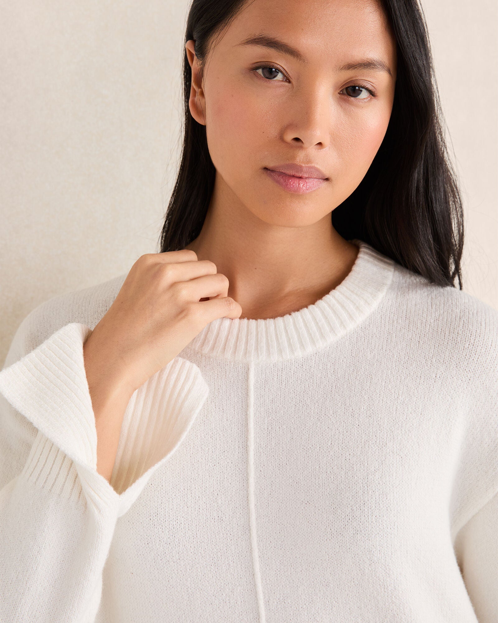 IVORY ORGANIC COTTON MIDI DRESS | Talbots on sale