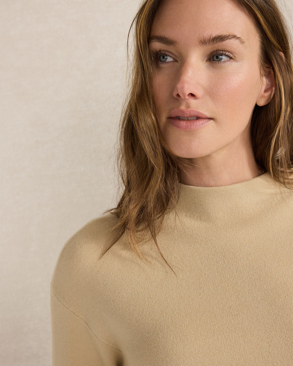 PIGNOLI/ENOKI TUXEDO STRIPE FUNNEL NECK PULLOVER | Talbots discount