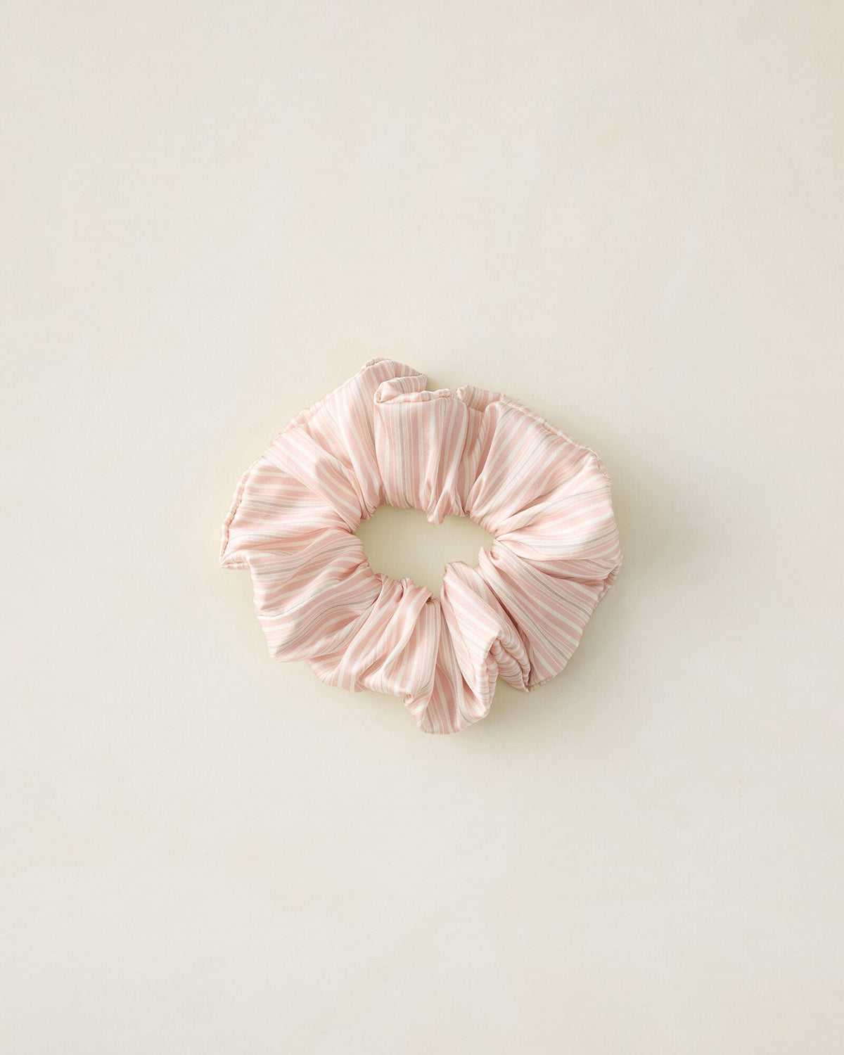 IVORY MULTI STRIPE WASHABLE SILK MULTI STRIPE SCRUNCHIE | Talbots online