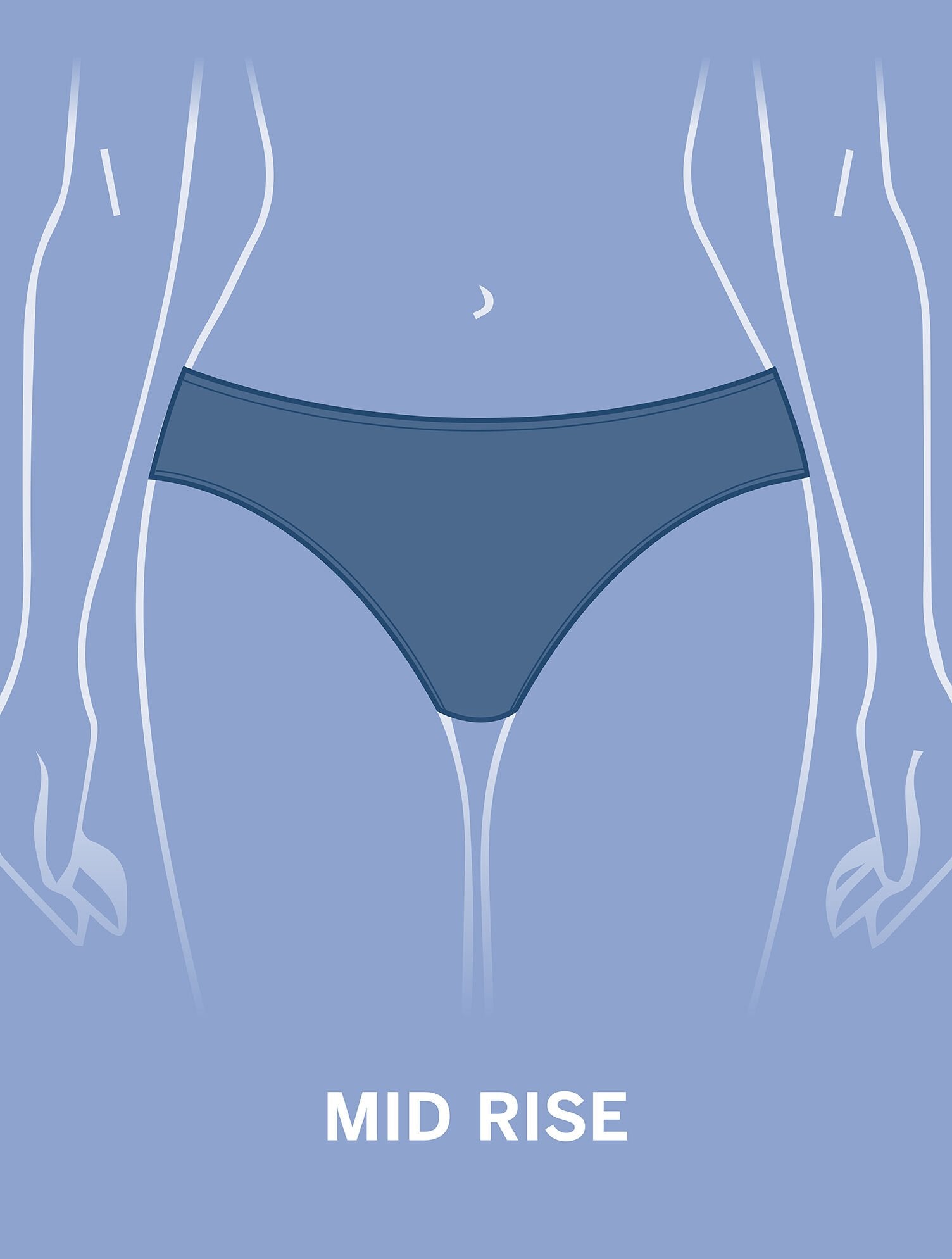 POOL BLUE AQUA CLUB MID RISE SWIM BOTTOM | Talbots online