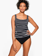 WHITE MULTI MIRACLESUIT® CABANA TANKINI - ROCKSPORT STRIPE | Talbots for sale