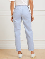 RELAXED CHINOS - SUNSHINE SEERSUCKER | Talbots on sale