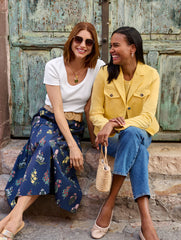 INDIGO BLUE FRESH POPLIN JACKET | Talbots discount