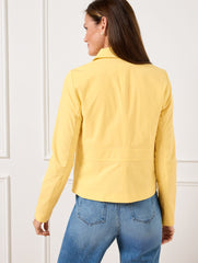 INDIGO BLUE FRESH POPLIN JACKET | Talbots discount