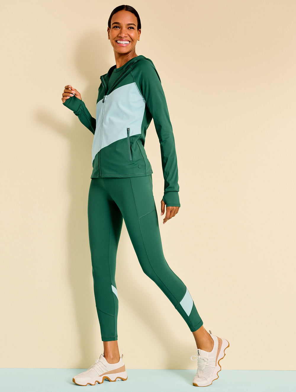 HERITAGE GREEN PERFORMANCE INTERLOCK JACKET - DIAGONAL | Talbots discount