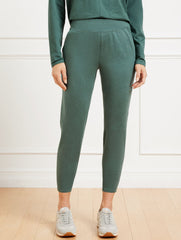 HUNTER GREEN HEATHER|LIGHT OAK HEATHER BUTTERY SOFT EASY KNIT JOGGERS | Talbots outlet