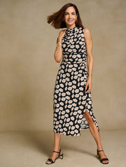 INDIGO BLUE CAYDEN NAPPA BLOCK HEEL SANDALS | Talbots US