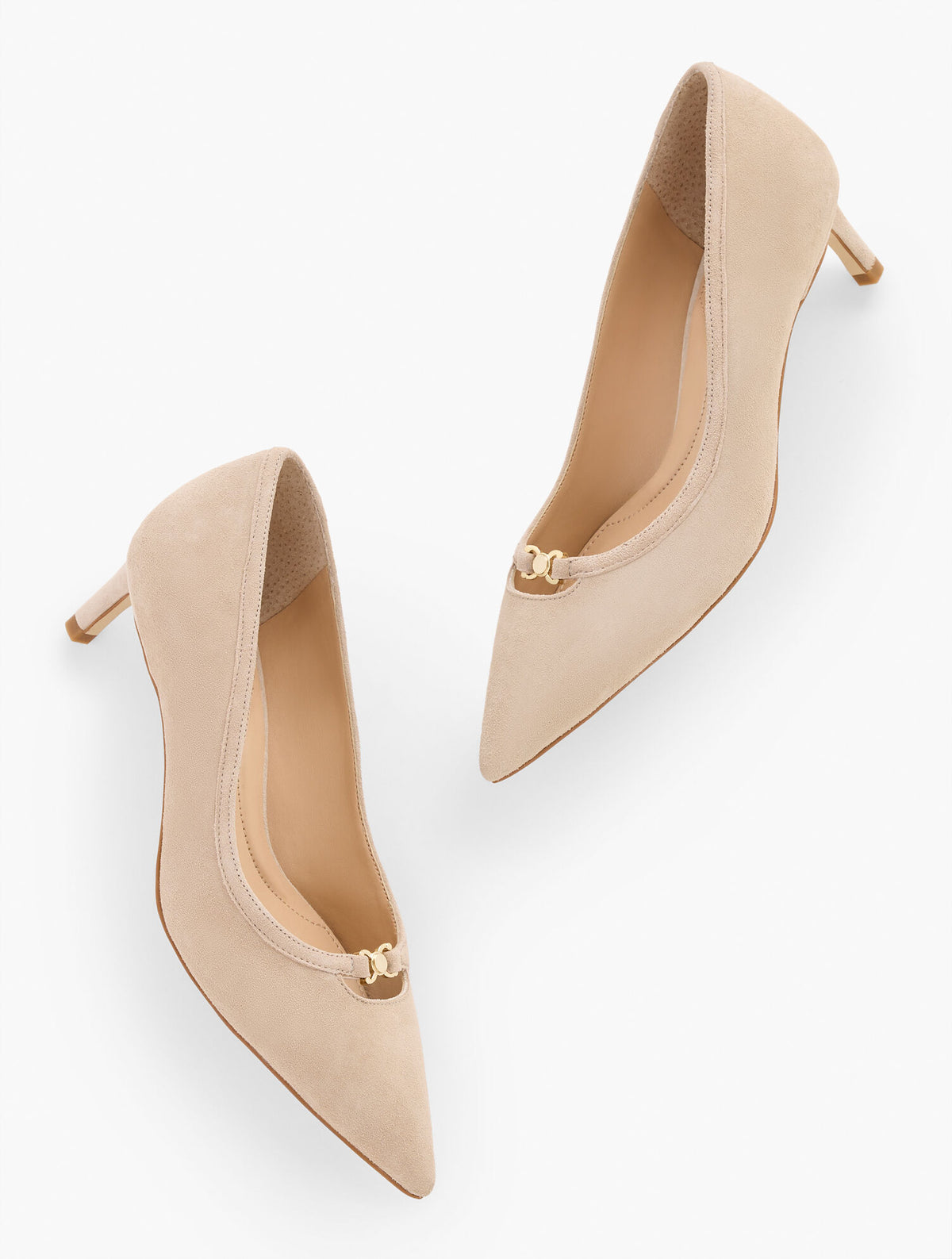 RATTAN ELENA SUEDE POINTED TOE PUMPS | Talbots discount